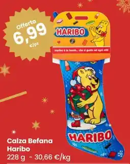 Eurospar Calza Befana Haribo offerta