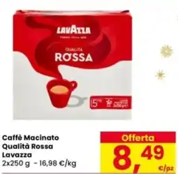 Eurospar Caffè Macinato Qualità Rossa Lavazza offerta