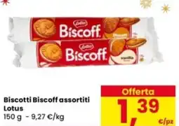 Eurospar Biscotti Biscoff Lotus offerta
