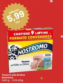 Eurospar Tonno in olio di oliva Nostromo offerta
