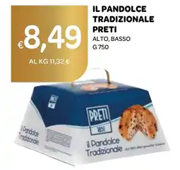 Ekom Il pandolce tradizionale preti alto, basso offerta