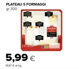 Oasi Plateau 5 formaggi offerta