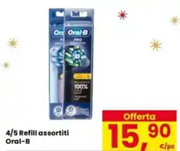 Eurospar 4/5 Refill assortiti Oral-B offerta