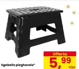 Eurospar Sgabello pieghevole offerta
