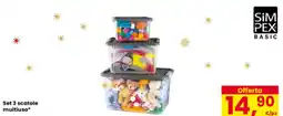 Eurospar SiM PEX Set 3 scatole multiuso offerta