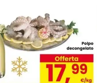 Polpo decongelato