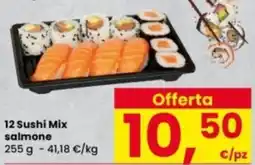 Interspar 12 Sushi Mix salmone offerta