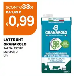 Ekom Latte uht granarolo parzialmente scremato offerta