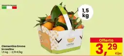 Interspar Clementina Emma in cestino offerta