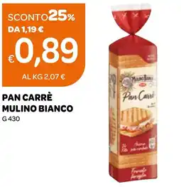 Ekom Pan carré MULINO BIANCO offerta