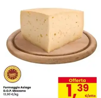 Interspar Formaggio Asiago D.O.P. Mezzano offerta