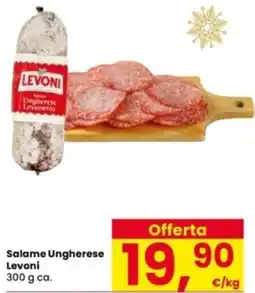Interspar Salame Ungherese Levoni offerta