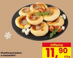 Interspar Pizzette pomodoro e mozzarella offerta