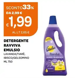 Ekom Detergente ravviva emulsio lavanda/tiarè, ibisco/gelsomino offerta