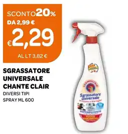 Ekom Sgrassatore universale CHANTE CLAIR offerta