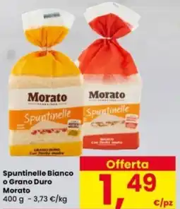 Interspar Spuntinelle Bianco o Grano Duro Morato offerta