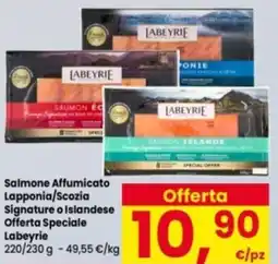 Interspar Salmone Affumicato Lapponia/Scozia Signature o Islandese Speciale Labeyrie offerta