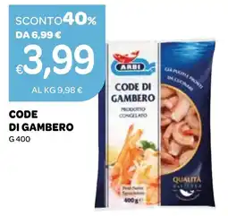 Ekom Arbi code di gambero offerta