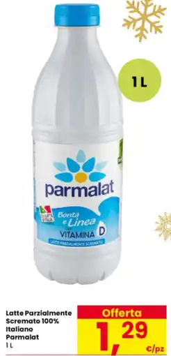 Interspar Latte Parzialmente Scremato 100% Italiano Parmalat offerta
