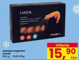 Interspar Gamberi Argentini Lanzal offerta