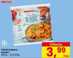 Interspar Paella di pesce Despar offerta