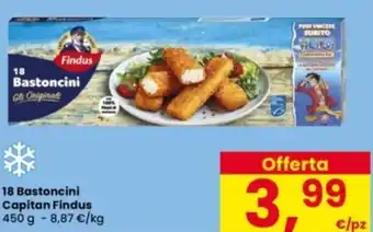 Interspar 18 Bastoncini Capitan Findus offerta