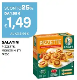 Ekom Salatini pizzette, mignon misti offerta