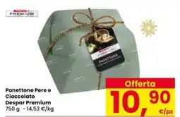 Interspar Panettone Pere e Cioccolato Despar Premium offerta
