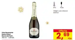 Interspar Vino Spumante Dolce o Brut Rocca dei Forti offerta