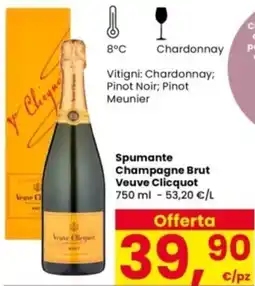 Interspar Spumante Champagne Brut Veuve Clicquot offerta