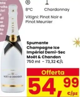 Interspar Spumante Champagne Ice Impérial Demi-Sec Moët & Chandon offerta