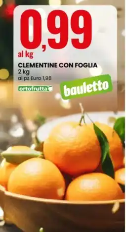 Eurospin Clementine con foglia offerta