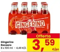 Interspar Gingerino Recoaro offerta
