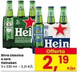 Interspar Birra classica o zero Heineken offerta