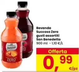 Interspar Bevanda Succoso Zero San Benedetto offerta