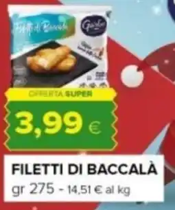 Oasi Filetti di baccalà offerta