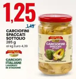 Eurospin Carciofini spaccati sottolio offerta