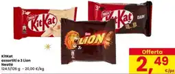 Interspar KitKat assortiti o 3 Lion Nestlé offerta