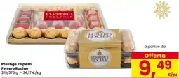 Interspar Prestige 28 pezzi Ferrero Rocher offerta