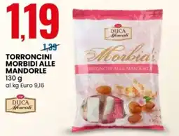 Eurospin Duca moscati torroncini morbidi alle mandorle offerta