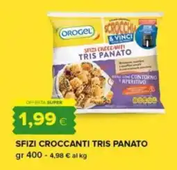 Oasi Orogel sfizi croccanti tris panato offerta