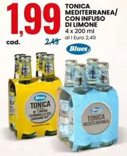 Eurospin Blues tonica mediterranea/ con infuso di limone offerta