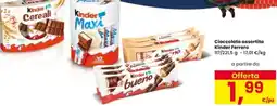 Interspar Cioccolata assortita Kinder Ferrero offerta