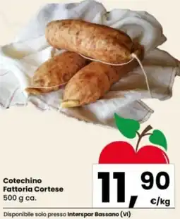 Interspar Cotechino Fattoria Cortese offerta