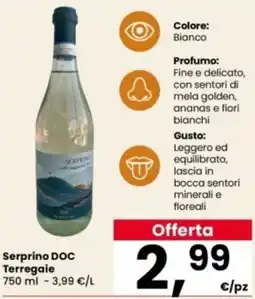 Interspar Serprino DOC Terregale offerta