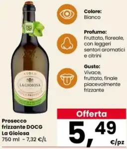 Interspar Prosecco frizzante DOCG La Gioiosa offerta