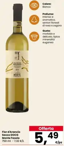 Interspar Fior d'Arancio Secco DOCG Monte Fasolo offerta