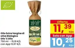 Interspar Olio Extra Vergine di oliva Biologico Oliv' E Olio offerta