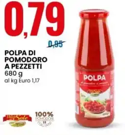 Eurospin Polpa di pomodoro a pezzetti offerta