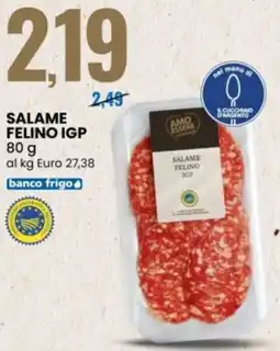 Eurospin Salame felino igp offerta
